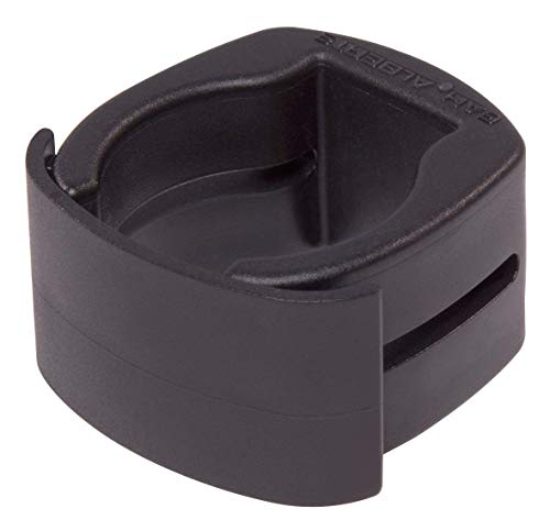 Alberts 656041 Fix-Clip Pro® | zur Befestigung von Schweißgittern an Zaunpfosten | Kunststoff, schwarz | für Pfosten-Ø 34 mm | 3er Set