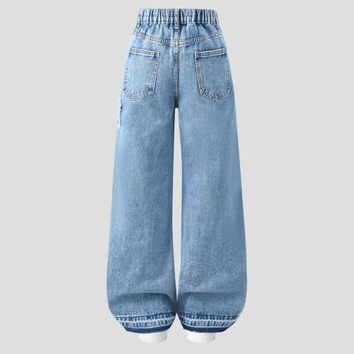 Pantalones vaqueros para niño informales para el colegio y parque de tarde 5