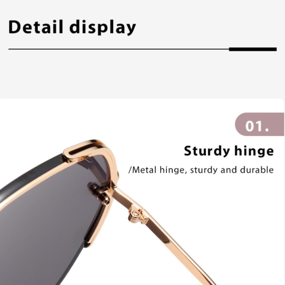 Montura de gafas de nailon y metal UV400 para camping, protección solar anti-UV.