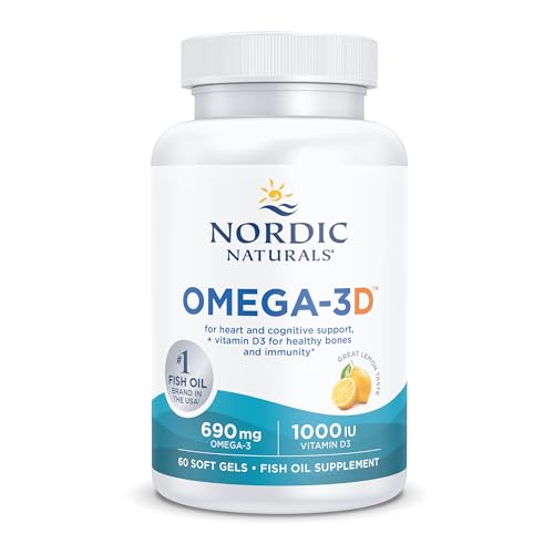 Nordic Naturals Omega-3 + Vitamin D3, EPA & DHA, Lemon - 60 Count - image 4