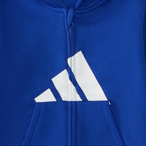 adidas baby-boys 2-piece Long Sleeve Essential Big Logo Fleece Jacket & Jogger Set3