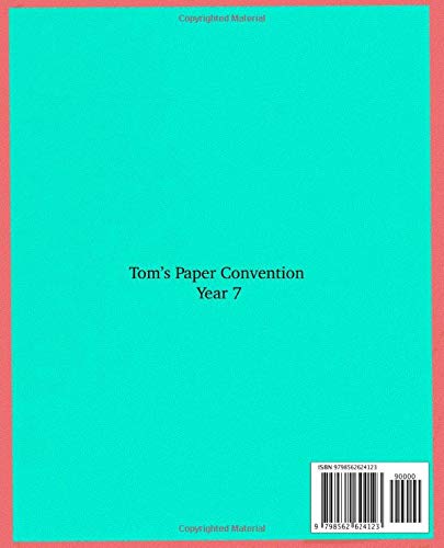 The Retirement Notes Tom's Paper Convention Year 7 carnet de notes