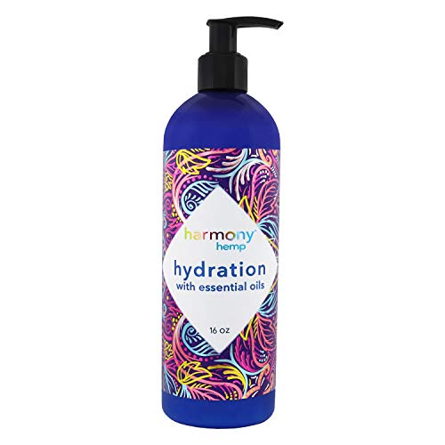 Hemp Miracle Relief Lotion Rich in Hemp Seed Oil, Essential Oils - 16 oz - by Harmony Hemp