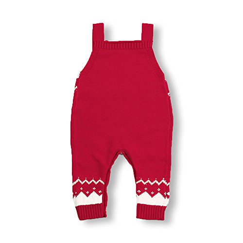 mimixiong Baby Christmas Sweater Toddler Reindeer Outfit Sleeveless Red Clothes2