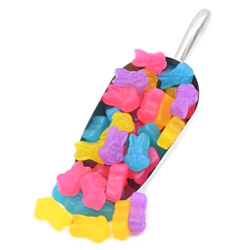 Dulces jubes de frutas surtidas en forma de conejo 1 libra miniatura 5