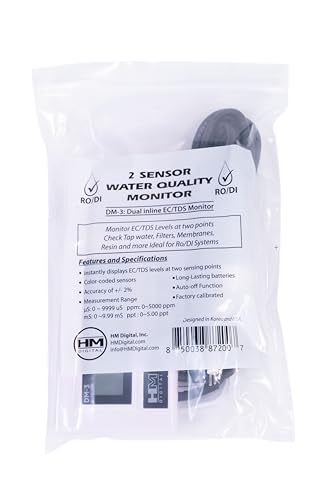 Image of HM Digital DM-3 Commercial In-Line Dual EC /TDS Monitor With One Year Warranty