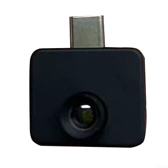 Portable Thermal Imager For Android Phones Via Type C, Real-Time Temp Display With Hot/Cold Spot Tracking, Adjustable Upper/Lower Limits, 5 OptionsTIOP03