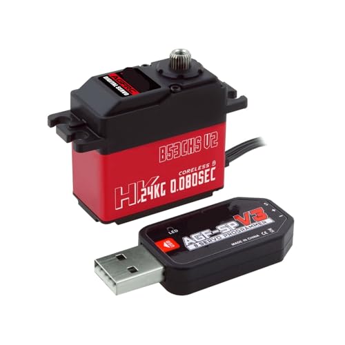 Servo 2S HV B53CHN V2 20,5 kg avec couple élevé et vitesse de 0,06 sec