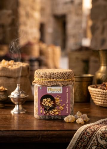 Image of Oman Pure Frankincense Resin (1000 Gm) | Boswellia carterii | Natural Aromatic Incense Resin | Frankincense Tears & Granules | for Pooja, Meditation & Home Fragrance | Long Lasting Aroma