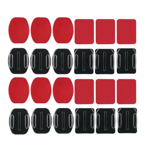 Supporti Adesivi Casco Piatto Curvo Monti Con Sticky Pad Per 12 11 10 9 8 7 6 5 4 3 Fotocamera