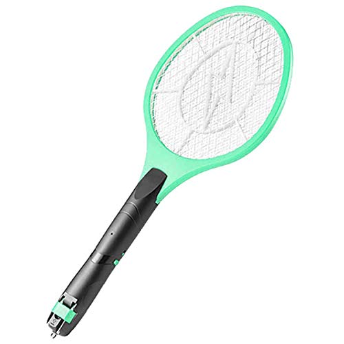 Raquete Elétrica Mata Insetos com Bateria Recarregável Bivolt Multi Saúde - HC034