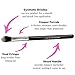 Under Eye Setting Powder Brush - Small Soft Fluffy Tapered Blending Makeup Brush, Set Concealer, Buffing, Baking, Finishing Loose, Pressed, Compact, Mineral Cosmetics, Synthetic, Cruelty Free Vegan