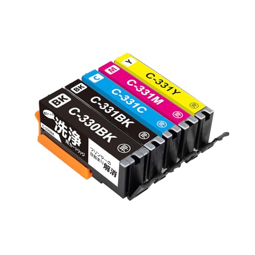 J-ECO�� �N���[�j���O�J�[�g���b�W BCI-331+330/5MP ���t 5�F�Z�b�g �L���m���Ή� �݊� ���J�[�g���b�W �v�����^�[ �ڋl�܂���� (330 331)