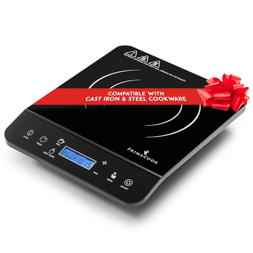 PrimaCook Portable Induction Cooktop - Single Burner Induction Hot Plate