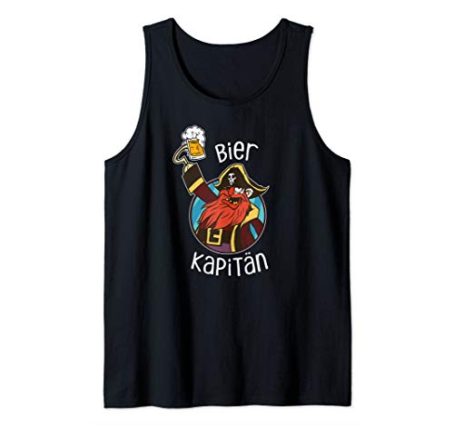 Pirat Bier Kapitän - Party Alkohol Verkleidung Apres Ski Tank Top