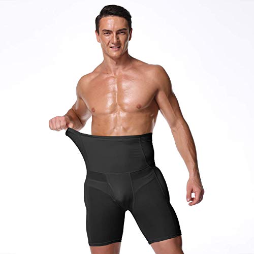 Nonecho Men'S Padded Briefs Boxer Underwear Tummy Control Shorts High Waist Body Shaper Enhance Butt Lifter Shapewear Abdomen thumb #1