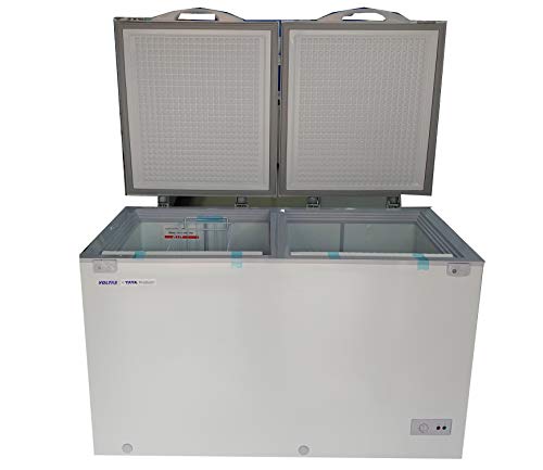 Image of Voltas 400 Litre Combo Freezer CB FC HT 400 SD PCM (Freezer + Cooler) Double Door Hard Top