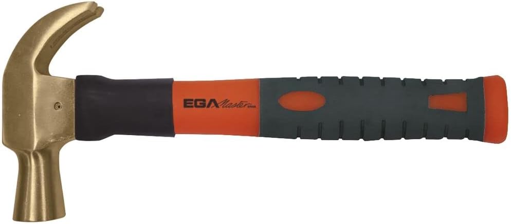 CLAW HAMMER 500 GR FIBERGLASS HANDLE NON SPARKING Cu-Be