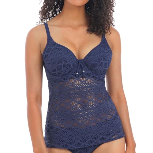 Tankini rembourré à armatures Freya Sundance pour femme en crochet noir