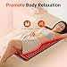 Comfytemp 33'' x 17'' Red Light Therapy Mat for Body, 480 LEDs FSA Eligible HSA Near Infrared Light Therapy Pad, 660nm & 850nm Light Blanket for Back Belly Knee Joints Muscle, 65W