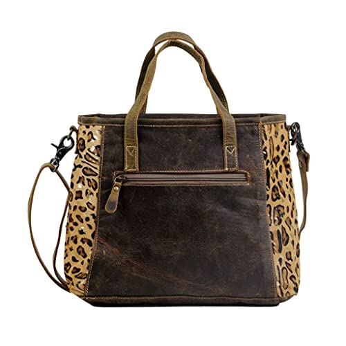 Myra Bag Fearless Leather & Cowhide Bag Upcycled Cowhide & Leather S-28323