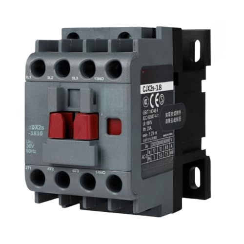Contacteur AC triphasé CJX2S-1810 380V pour éliminer les pannes de pompe et compresseur