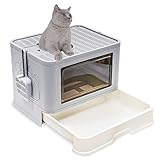 🐈Einfache Einrichtung – Die kleine Katzenbox ist faltbar und tragbar. Sie können sie innerhalb von 5 Minuten einrichten und sie wird ein guter Helfer sein, wenn Sie Ihre Katze hinaustragen.