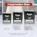 Promot Self Inking 2 Line Custom Stamp - Personalized Name Stamp for Office, Teacher, Address & Business Label Stamp - Choose Font, Ink Color, Pad, for Personal & Professional Use - Small