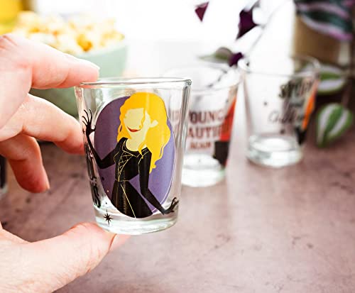 Disney Hocus Pocus Sanderson Sisters 2-Ounce Mini Whiskey Shot Glasses, Set Of 4 | Home Barware For Liquor And Beverages #TOP5