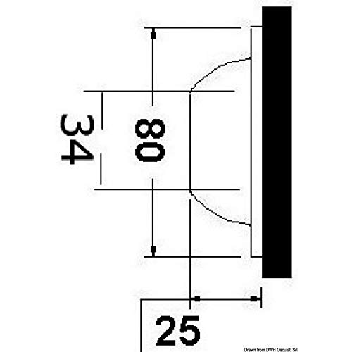 OSCULATI Faretto a LED subacqueo 5 W Blu