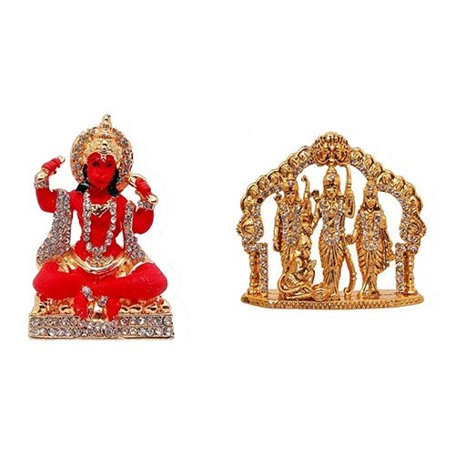 Buy 9facts Lord Hanuman God Statue & Ram Darbar/Lord Rama,Sita, Laxman