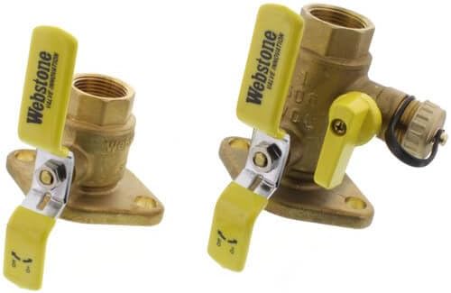 Webstone 1" IPS x Flange Isolator Circulator Pump Install Kit