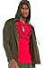 Produktbild Cipo & Baxx Herren Hoodie Sweatjacke Sweater Sweat Pullover Basic Kapuzen Jacke mit Label und Kontraststreifen Khaki XXL