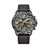 Armbandmaterial: Leder Schwarz