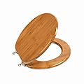 Toilet Seat, Solid Wood, Bamboo, High Gloss Finis, PIKLiDS (Round)