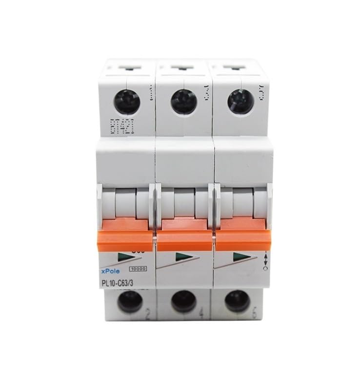 Disyuntor PL10-C63/3 10kA para el montaje de cuadros eléctricos trifásicos seguros