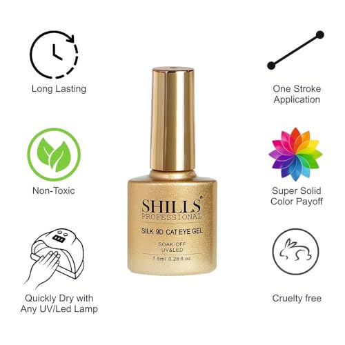 Image of Shills Professional Silk 9D cat eye Gel Polish 362