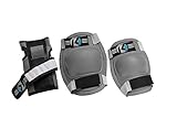 Kryptonics Starter Knee, Elbow, Wrist Pad Set - Grey