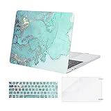 Dimensión de la caja de mármol de acuarela: 12 x 8,5 x 0,6 pulgadas / 30,5 x 21,6 x 1,52 cm, compatible con MacBook Pro 13 pulgadas con / sin Touch Bar y Touch ID Dimensión: 11,97 x 8,36 x 0,59 pulgadas / 30,4 x 21,2 x 1,49 cm.