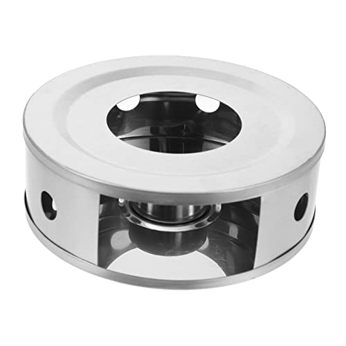 VALICLUD Calentador Base Tetera Inoxidable Multifuncional para Café y Leche con Soporte para Vela para Hogar y Oficina