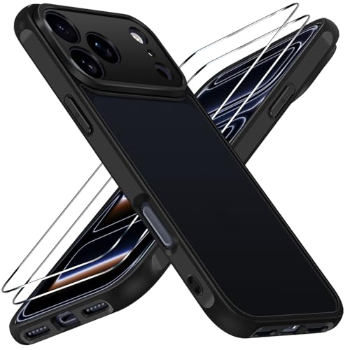 Image of ivoler 3-in-1 Case for iPhone 17 Pro Max 6.9 inch, Matte Black