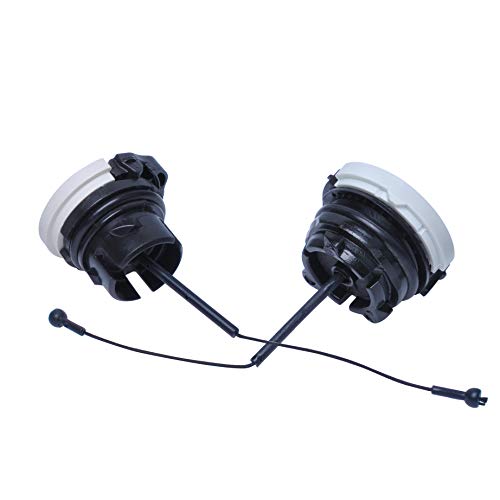 Poweka Tank Fuel Cap,Oil Cap for Stihl Chainsaw Ms171 Ms181 Ms192 Ms192t Ms200 Ms210 Ms200t Ms211 Ms230 Ms240 Ms250 Ms260 Ms340 Ms360 Ht100 Ht101