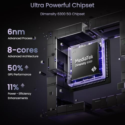 Image of realme 14x 5G Smartphone 8+128GB, 6.67-inch Screen, 120Hz Display, 6000mAh Battery, 80MP Camera, MediaTek Dimensity 6300, ArmorShell Protection, IP69, Black