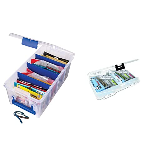 4510 Super Half Satchel Soft Bait Organizer & Plano Worm Stowaway 3700 #TOP11