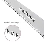 FLORA GUARD 7.7-Inch Folding Hand Saw, Pruning Saw with Trible-Cut Razor Teeth for Wood Cutting, Tree Trimming, Professional Camping Gardening Tools - Image 3