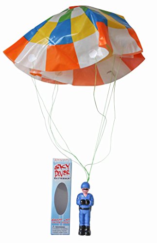 Paracaidista de Juguete Vintage Retro Paracaídas Deporte Extremo Miniatura Caída