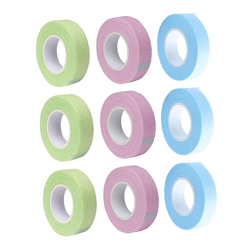 Baluue 12 Pack Breathable Eyelash Grafting Tapes No Needed Soft Adhesive Lash Extension Tapes