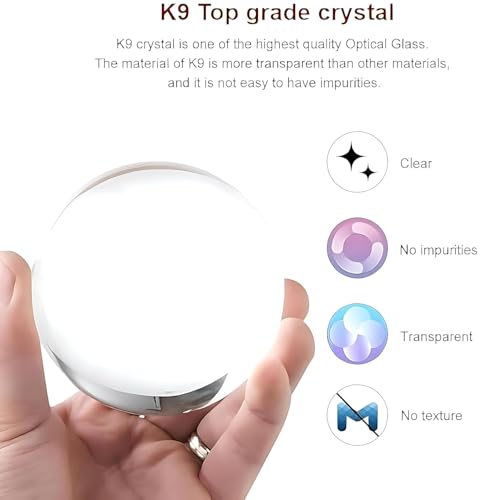Image of 3D Crystal Ball LED Night Lamp with Wooden Base | Happy Birthday Theme Decorative Table Light for Celebration & Parties (Happy Birthday)