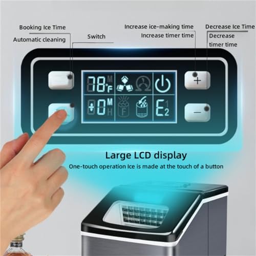 Fabricadora de hielo de mesa 33 libras con autolimpieza miniatura 4