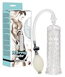You2Toys Horny Dots Penispumpe - verführerische Vakuumpumpe für Männer, Penispumpe mit Pumpball, Potenzpumpe für Stimulation und Training, transparent